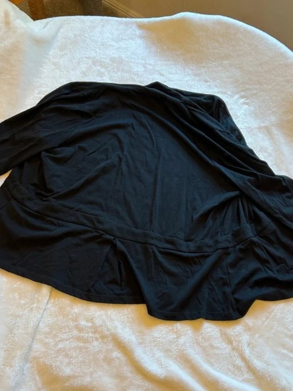 August Silk Black cardigan NWT (size xl)
